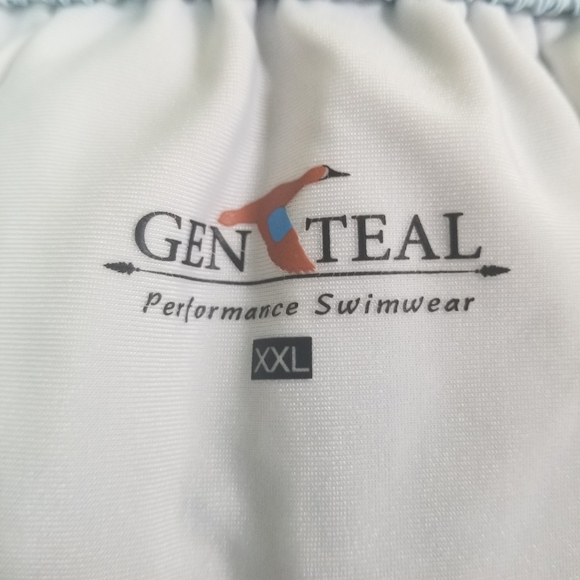 2 GEN TEAL Swim Trunks Bundle Blue / Green & White - Picture 7 of 13